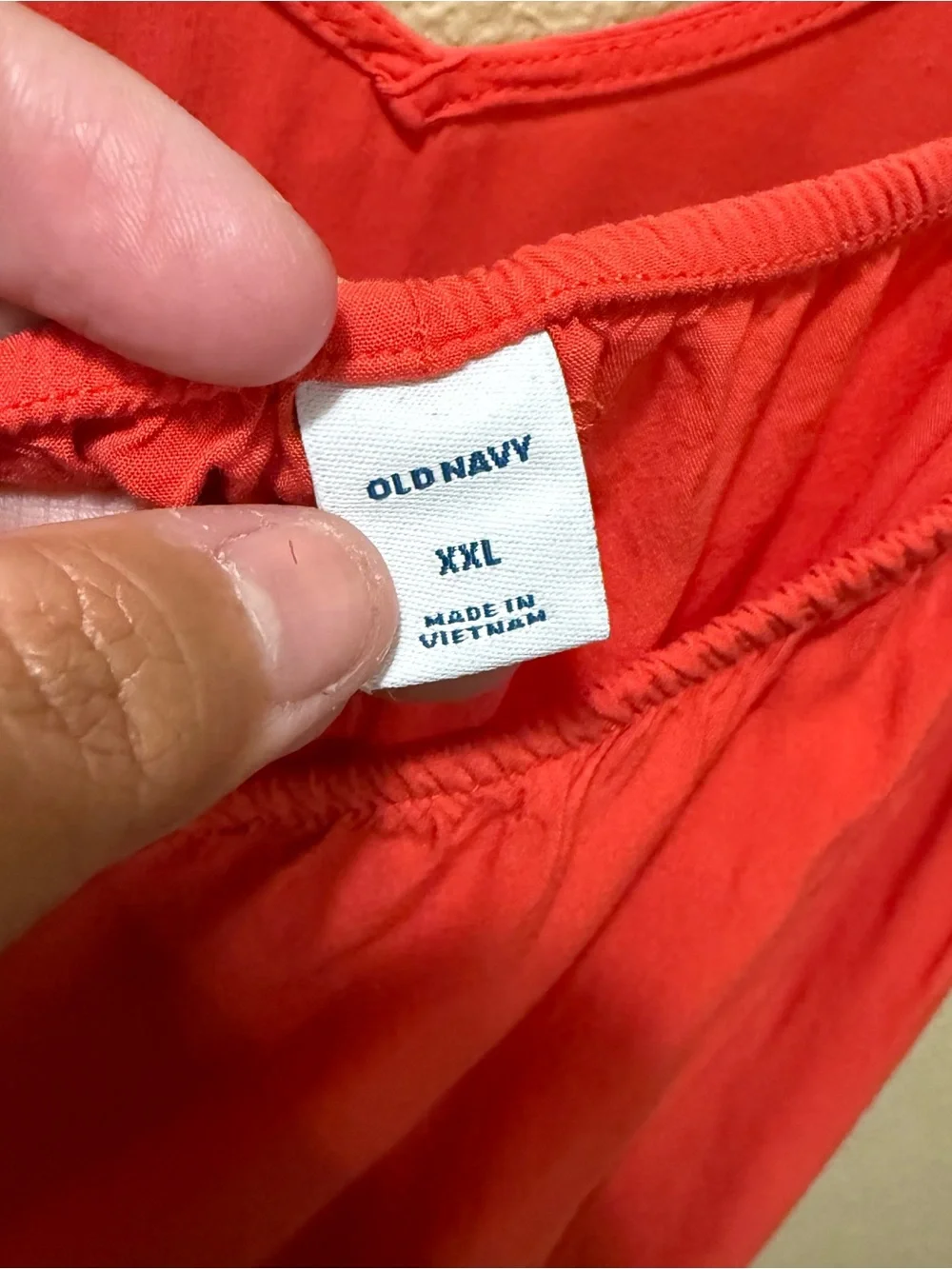 Women’s XXL Old Navy Coral Flowy Spaghetti Strap Long Shift Maxi Dress